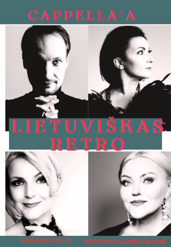 Cappella'A su  programa ''Lietuviškas retro''