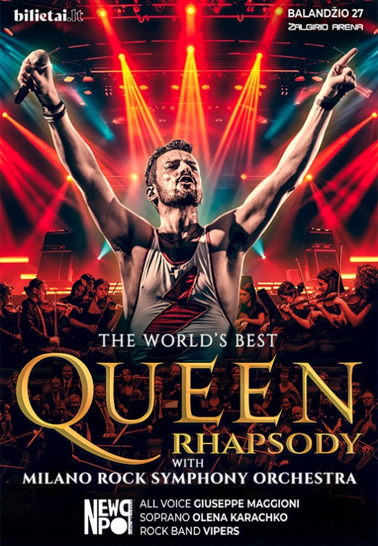 QUEEN Rhapsody by Vipers with Italian Rock Symphony Orchestra | Kaunas