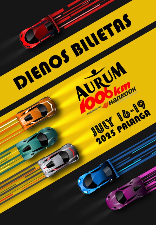 DIENOS BILIETAS | Aurum 1006 km lenktynės