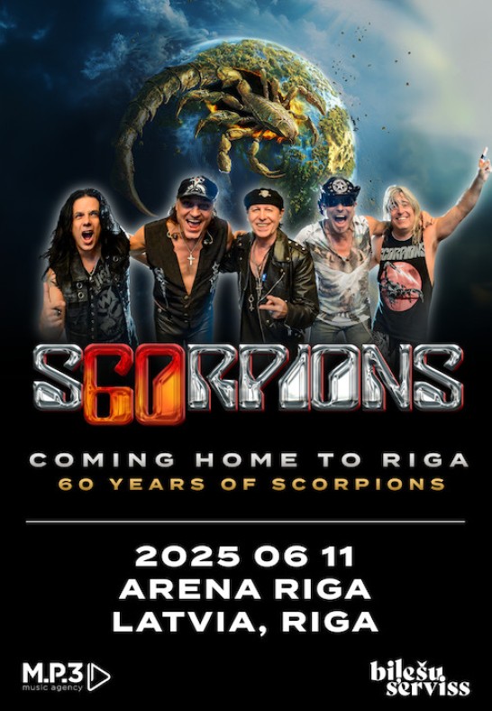 Scorpions - Coming Home to Riga 60 Years of the Scorpions