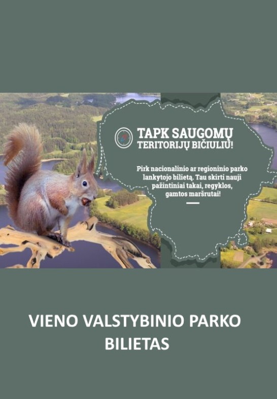 Nemuno kilpų regioninio parko lankytojo bilietas