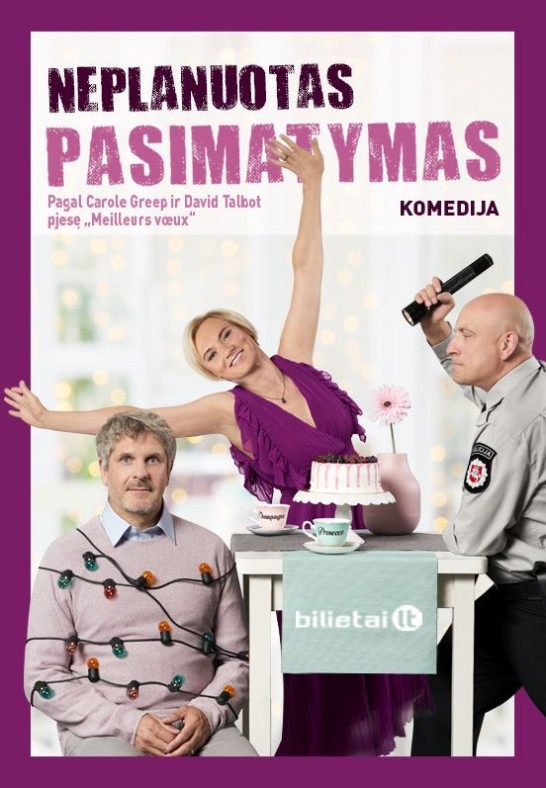 Komedija NEPLANUOTAS PASIMATYMAS | AKTORIŲ TEATRAS | Kaunas