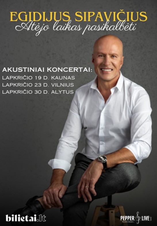 Egidijus Sipavičius | akustinis koncertas