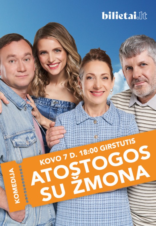 KOMEDIJA I ATOSTOGOS SU ŽMONA I AKTORIŲ TEATRAS | Kaunas