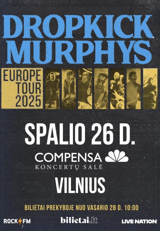 Dropkick Murphys - Europe Tour 2025