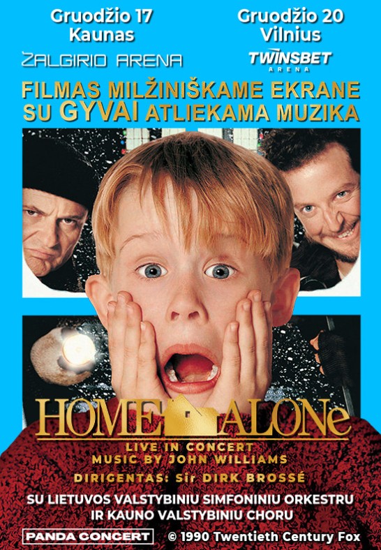 Home Alone Live in Concert | su Lietuvos valstybiniu simfoniniu orkestru ir Kauno valstybiniu choru