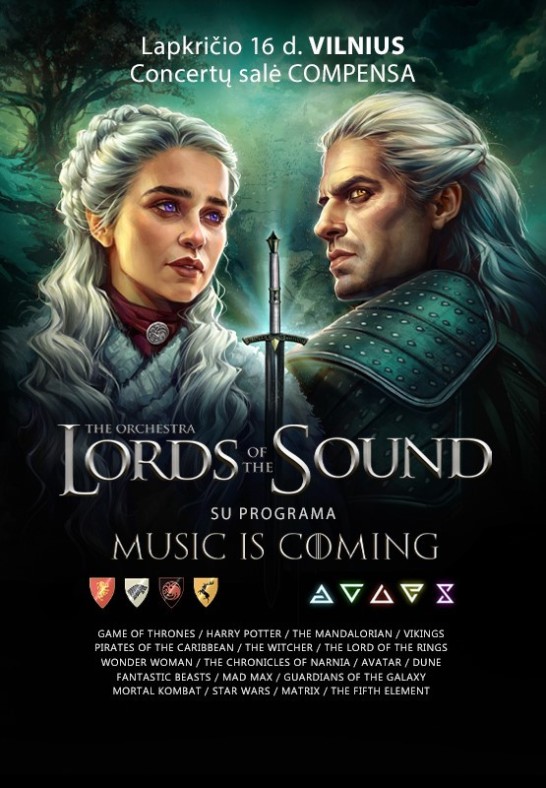 (Vilnius) LORDS OF THE SOUND su programa «Music is coming»