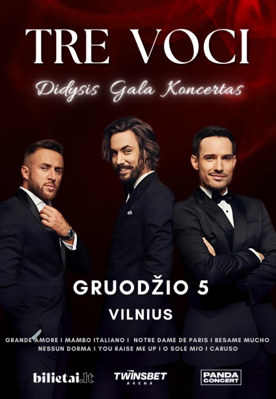 TRE VOCI | Didysis Gala Koncertas