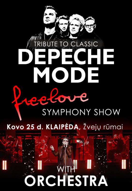 (Klaipėda) Tribute to classic DEPECHE MODE - «FreeLove» Symphony Show with Orchestra