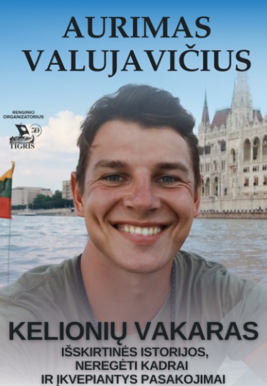 Aurimas Valujavičius. Kelionių vakaras