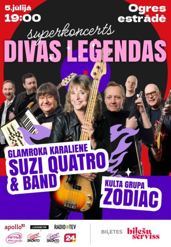 Super concert 'Two Legends': Zodiac and Suzi Quatro & Band