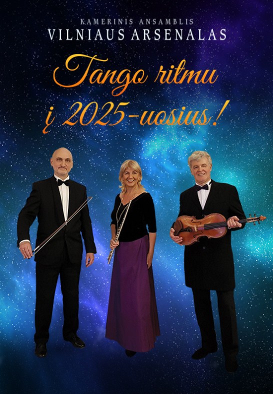 Naujametinis koncertas Tango ritmu į 2025-uosius