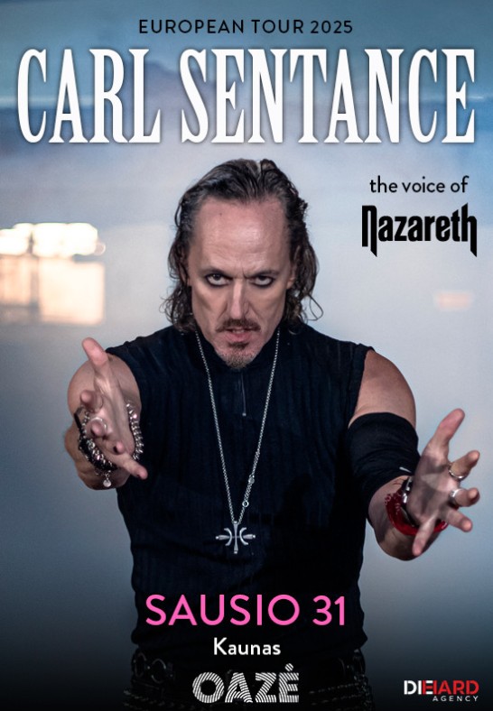 CARL SENTANCE - The Voice of NAZARETH  European Tour 2025 - Kaunas