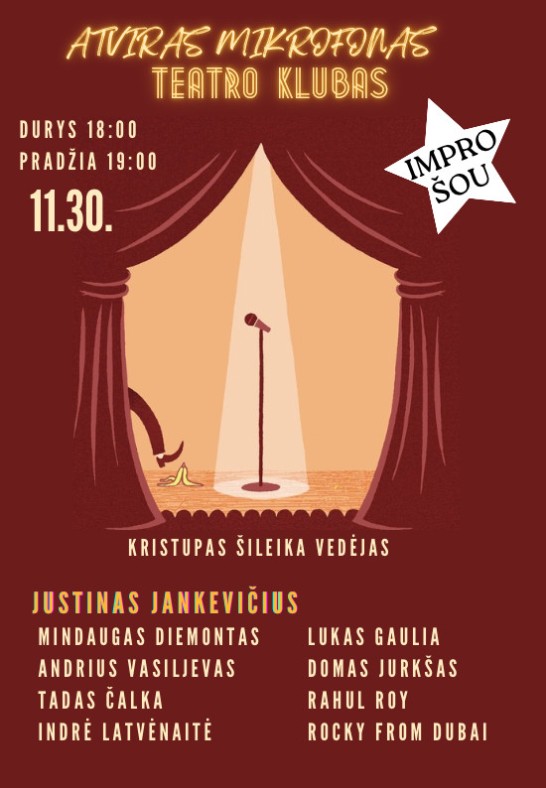 Teatro Klubas - atviras mikrofonas