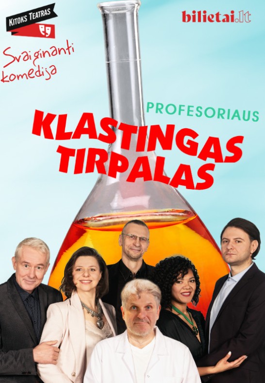 Svaiginanti komedija ''Profesoriaus klastingas tirpalas''