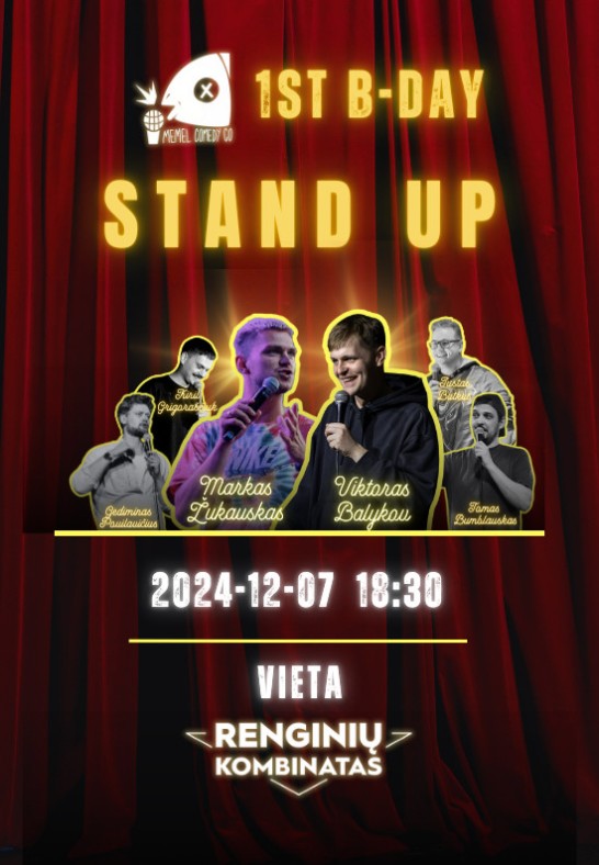 STAND UP 1st Memel Comedy Co B-DAY | Klaipėda