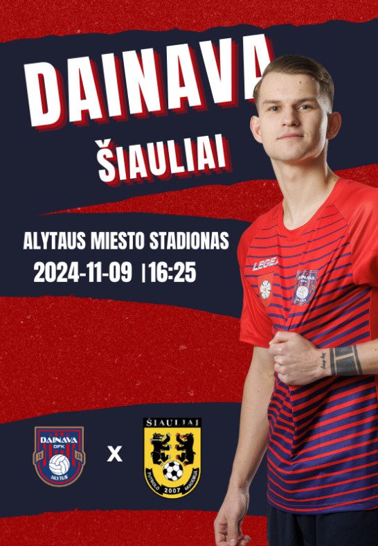 A lyga: FK ''Dainava'' - FA ''Šiauliai''