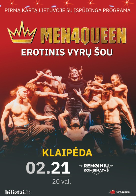 Men4Queen erotinis vyrų šou | Klaipėda