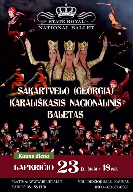 Sakartvelo (Georgia) Karališkasis nacionalinis baletas | Kaunas